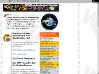 WAP Forum - консорпциум, разработавший и поддерживающий спецификацию WML